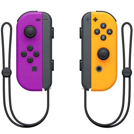 Nintendo Switch - Neon Purple / Neon Orange Joy-Con Pair