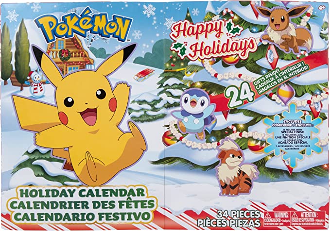 Pokemon battle figure holiday calendar