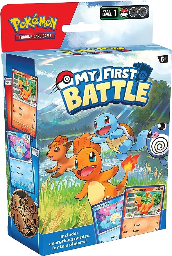 My First Battle - Charmander and Squirtle  (pokemon)
