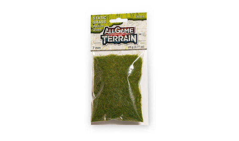 All Game Terrain Static Grass - 7 mm Medium Green
