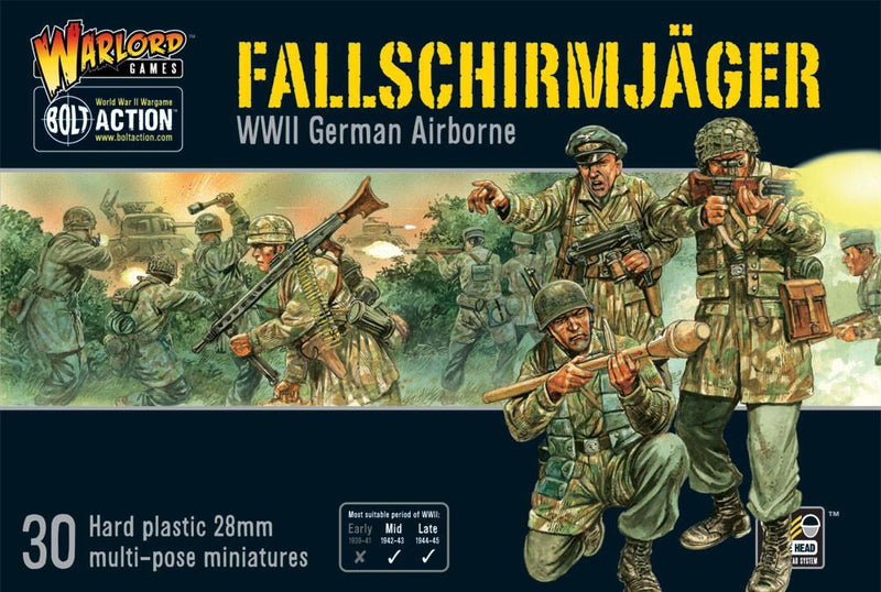 Fallschirmjager German Paratroopers (Plastic Box)