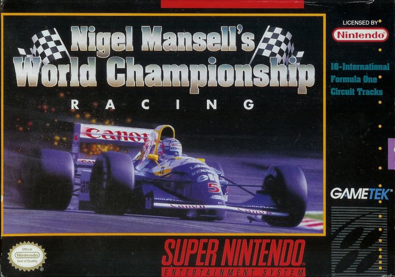 Nigel Mansell's World Championship Racing - SNES (Pre-Owned)