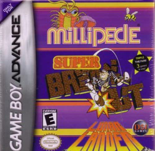 Millipede, Super Breakout & Lunar Lander Triple Pack - Game Boy Advance (Pre-Owned)