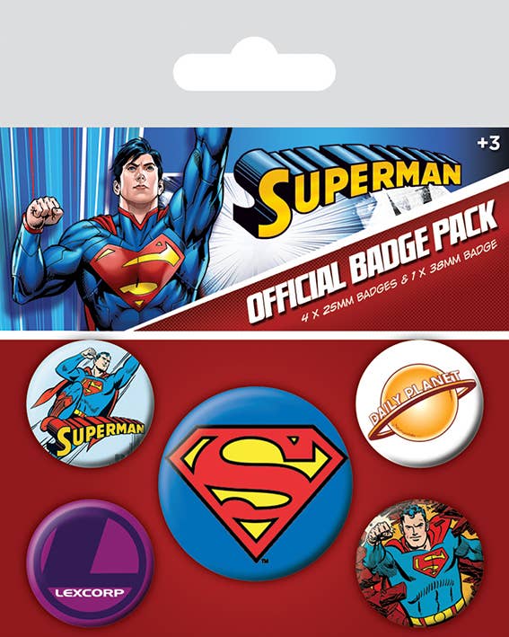 Superman Badge Pack