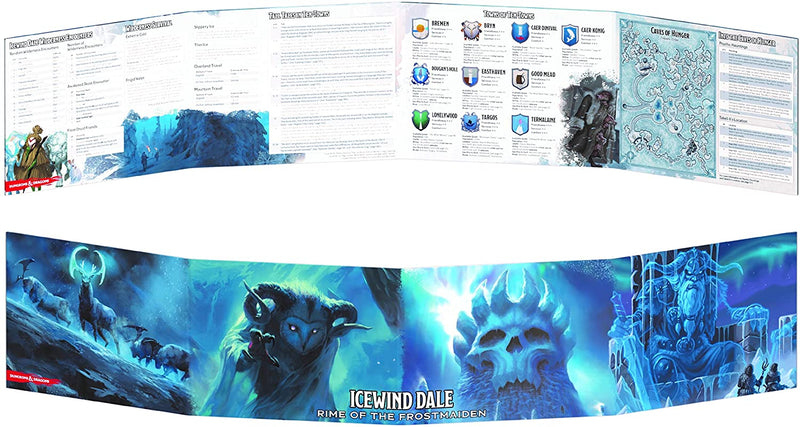 Dungeons & Dragons-Icewind Dale-Rime of The Frostmaiden Dungeon Master Screen
