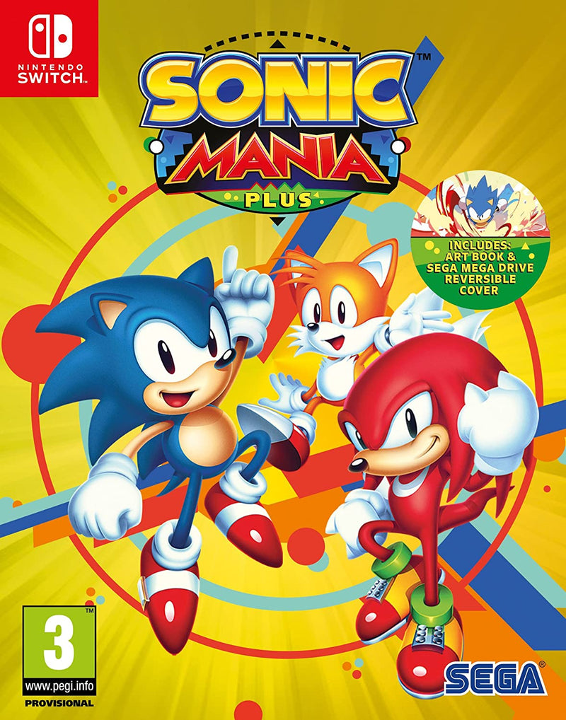 Sonic Mania Plus Nintendo Switch PREOWNED