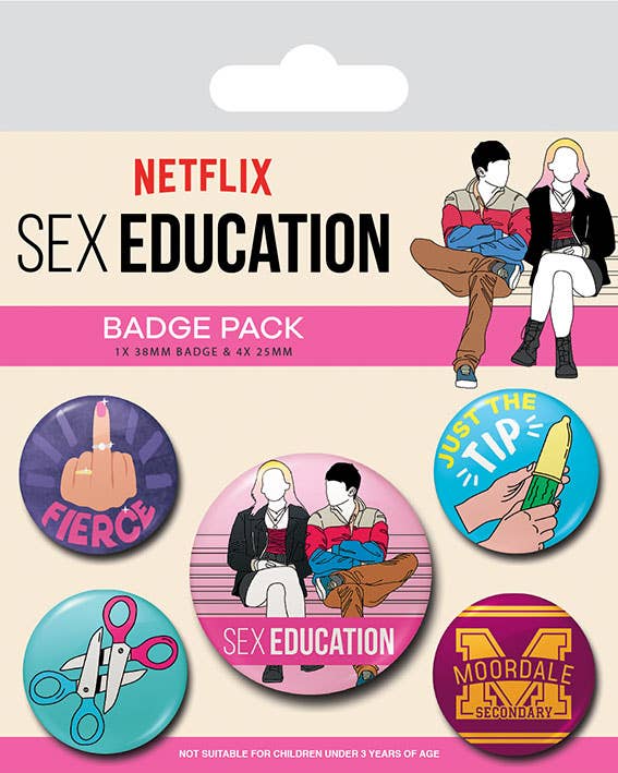 Sex Education (Rude) Badge Pack