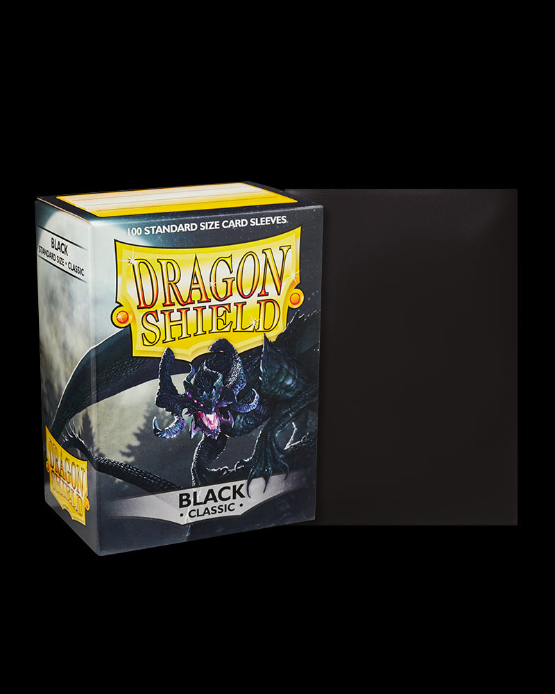 Dragon Shield - Classic Black Sleeves (100)